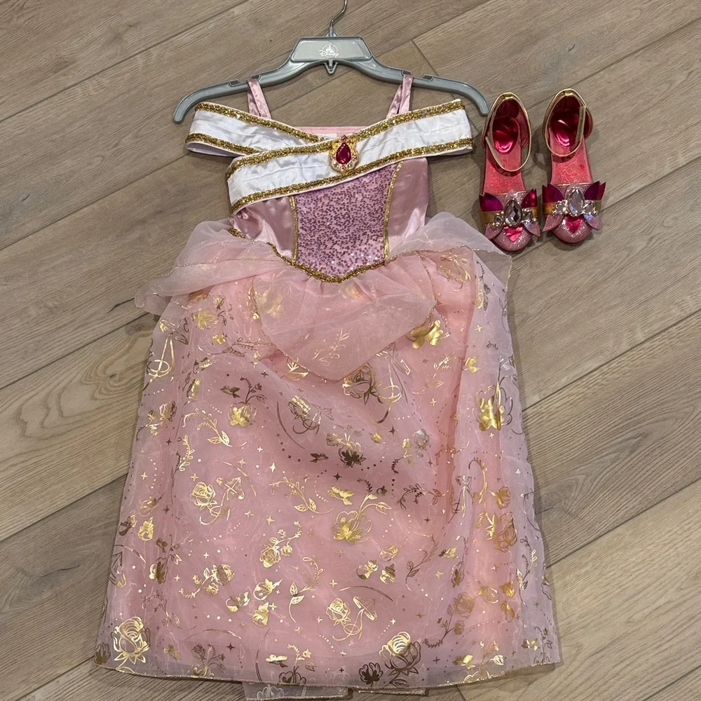 Disney Princess Aurora Deluxe Costume with Shoes - Picture 2 of 7